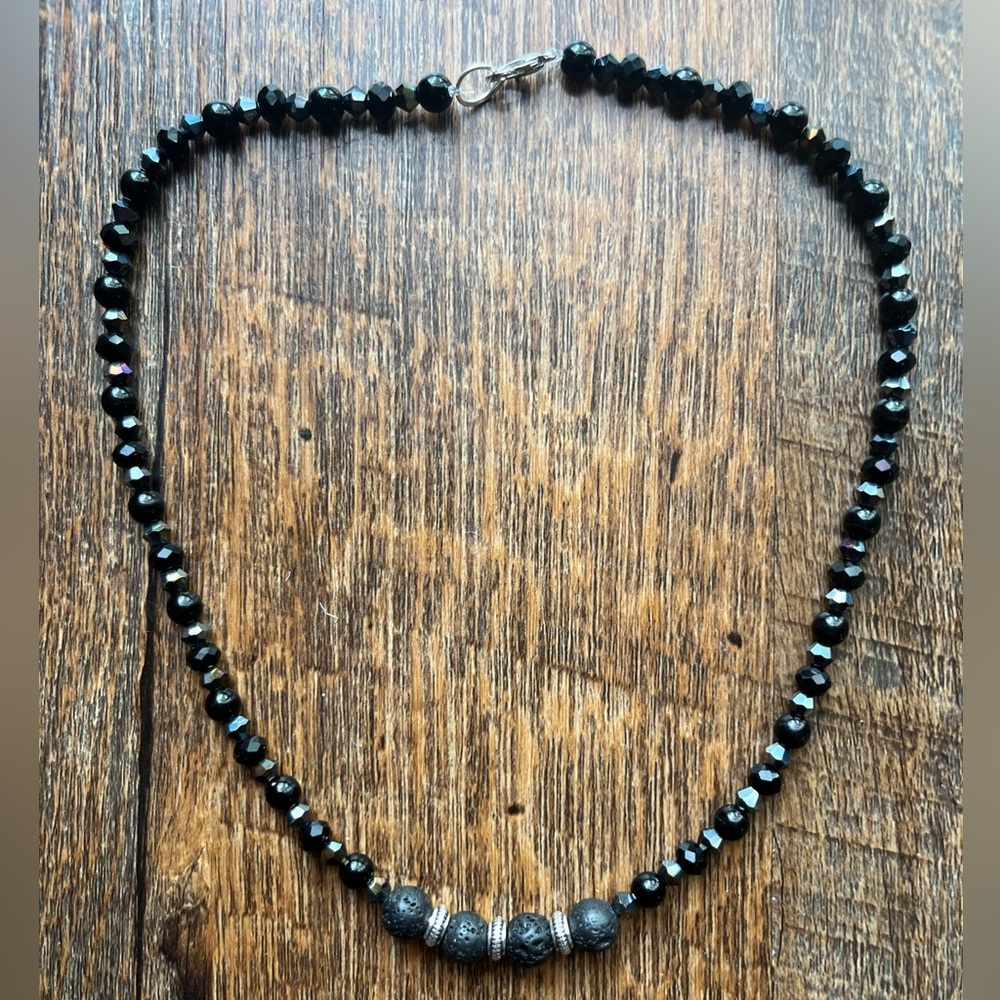 Lava bead essential oil necklaces